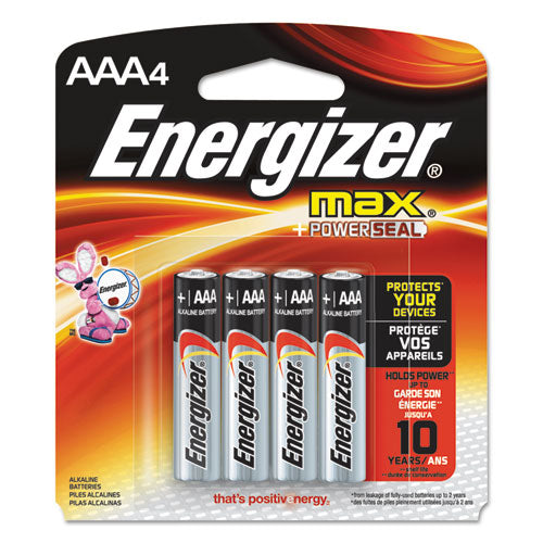 ESEVEE92BP4 - Max Alkaline Batteries, Aaa, 4 Batteries-pack