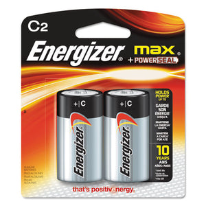 ESEVEE93BP2 - Max Alkaline Batteries, C, 2 Batteries-pack