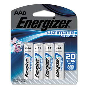 ESEVEL91SBP8 - Ultimate Lithium Batteries, Aa, 8-pack