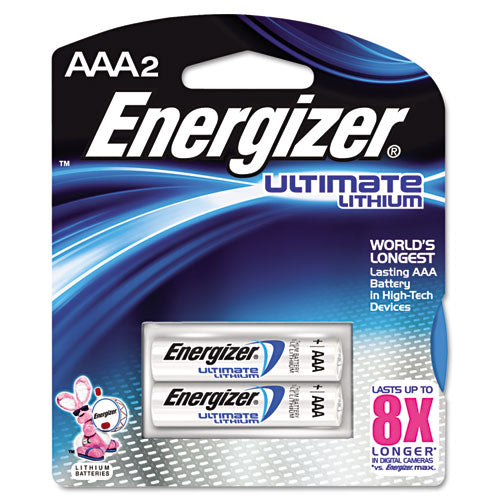Ultimate Lithium Aaa Batteries, 1.5v, 2-pack