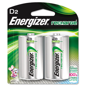 ESEVENH50BP2 - Nimh Rechargeable Batteries, D, 2 Batteries-pack