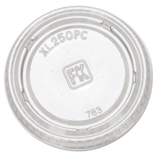 ESFABXL250PC - Portion Cup Lids, Fits 1.5-2.5oz Cups, Clear