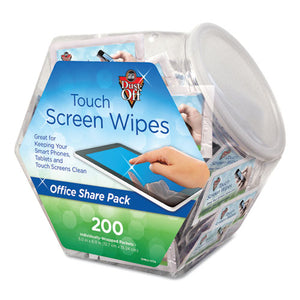 ESFALDMHJ - Touch Screen Wipes, 5 X 6, 200 Individual Foil Packets