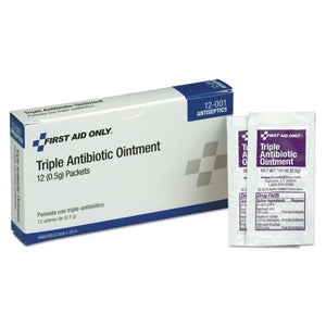 ESFAO12001 - First Aid Kit Refill Triple Antibiotic Ointment, 12-box