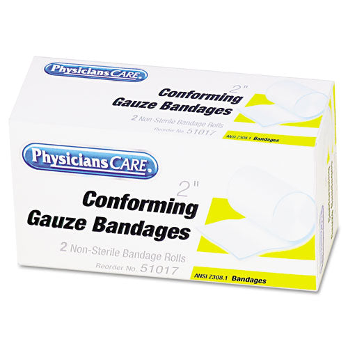 ESFAO51017 - First Aid Conforming Gauze Bandage, 2" Wide, 2 Rolls-box