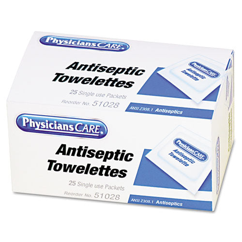 ESFAO51028 - First Aid Antiseptic Towelettes, 25-box