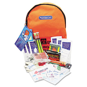 ESFAO90001 - Emergency Preparedness First Aid Backpack, 63 Pieces-kit