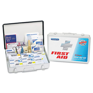 ESFAO90018 - First Aid Kit For Up To 75 People, Metal, 419 Pieces-kit