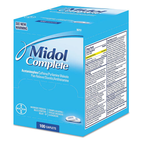 ESFAO90751 - Complete Menstrual Caplets, Two-Pack, 50 Packs-box