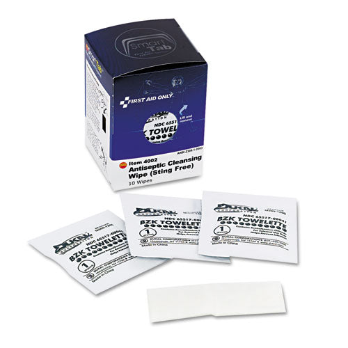 ESFAOFAE4002 - Smartcompliance Antiseptic Cleansing Wipes, 10-box