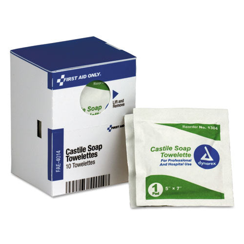 ESFAOFAE4014 - Refill F-smartcompliance General Business Cabinet, Castile Soap Wipes,5x7,10-bx