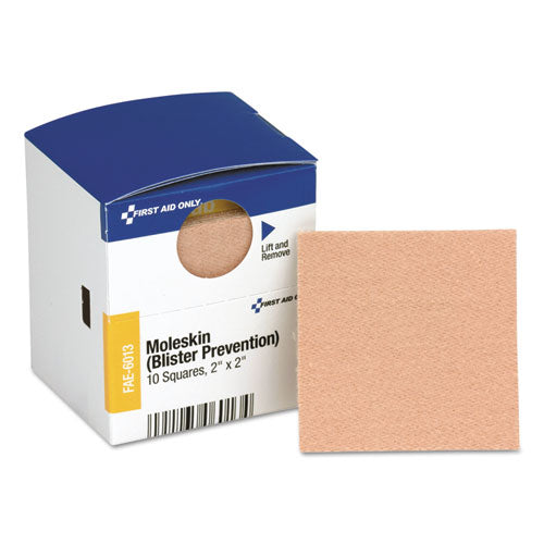 ESFAOFAE6013 - Smartcompliance Moleskin-blister Protection, 2" Squares, 10-box