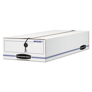 ESFEL00003 - Liberty Storage Box, Card Size, 6 X 23 1-4 X 4 1-4, White-blue, 12-carton