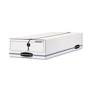 ESFEL00005 - Liberty Check-voucher Storage Box, 10 3-4 X 23 1-4 X 4-5-8, White-blue, 12-ct.