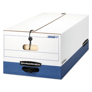 ESFEL0001203 - Liberty Heavy-Duty Strength Storage Box, Legal, White-blue, 4-carton