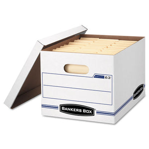 ESFEL0006301 - Easylift Storage Box, Letter-letter, Lift-Off Lid, White-blue, 12-carton