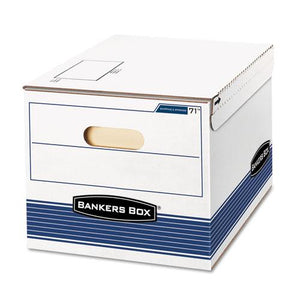 ESFEL0007101 - Stor-file Storage Box, Letter-legal, 12 X 15 X 10, White-blue, 12-carton