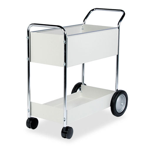 ESFEL40922 - Steel Mail Cart, 150-Folder Capacity, 20w X 40-1-2d X 39h, Dove Gray