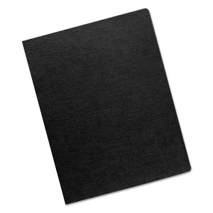 ESFEL52115 - Linen Texture Binding System Covers, 11-1-4 X 8-3-4, Black, 200-pack