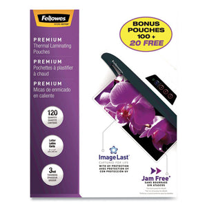 Imagelast Laminating Pouches With Uv Protection, 3 Mil, 9" X 11.5", Clear, 120-pack