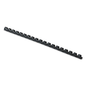 ESFEL52320 - Plastic Comb Bindings, 1-4" Diameter, 20 Sheet Capacity, Black, 25 Combs-pack