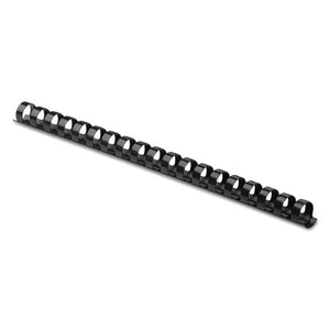 ESFEL52324 - Plastic Comb Bindings, 5-8" Diameter, 120 Sheet Capacity, Black, 25 Combs-pack