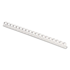 ESFEL52371 - Plastic Comb Bindings, 3-8" Diameter, 55 Sheet Capacity, White, 100 Combs-pack