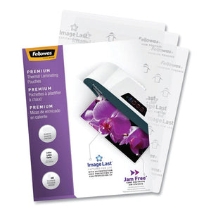 Imagelast Laminating Pouches With Uv Protection, 5 Mil, 9" X 11.5", Gloss Clear, 60-pack