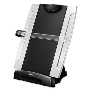 ESFEL8033201 - Office Suites Desktop Copyholder, Plastic, 150 Sheet Capacity, Black-silver