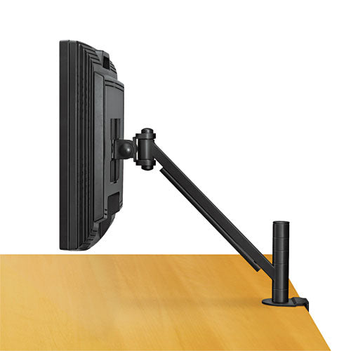 ESFEL8038201 - Desk-Mount Arm For Flat Panel Monitor, 14 1-2 X 4 3-4 X 24, Black