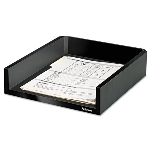 ESFEL8038501 - Designer Suites Desk Tray, Plastic, Black Pearl