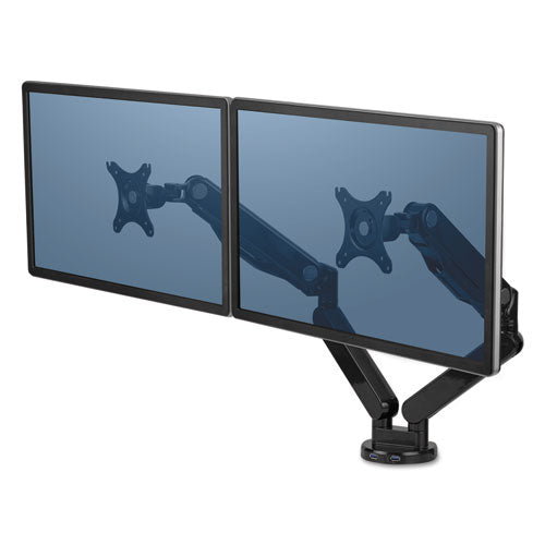 ESFEL8042501 - Platinum Series Dual Monitor Arm, 33 1-2 X 6 X 24 1-2, Black