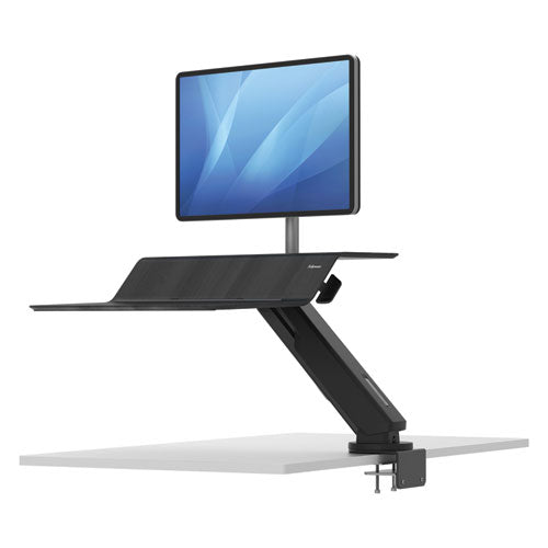 ESFEL8081501 - LOTUS RT SIT-STAND WORKSTATION, 48W X 30D X 49.2H, BLACK