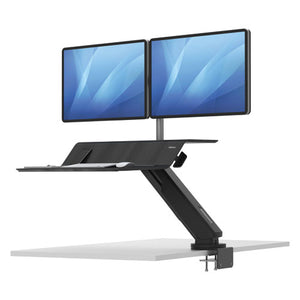 ESFEL8081601 - LOTUS RT SIT-STAND WORKSTATION, 35 1-2W X 23 3-4D X 49.2H, BLACK