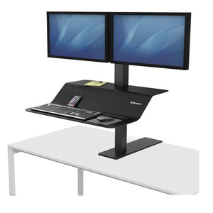 Fellowes® Lotus™ VE Sit-Stand Workstation - Dual