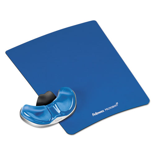 ESFEL9180601 - Gel Gliding Palm Support W-mouse Pad, Blue