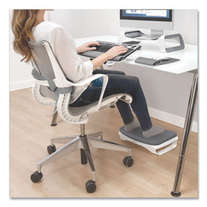 I-spire Series Foot Cushion, 17.81 X 11.56 X 4.5, White-gray