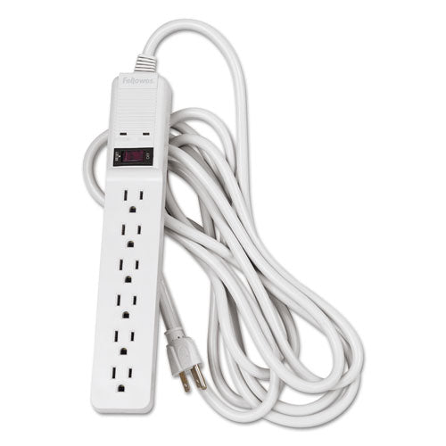 ESFEL99036 - Basic Home-office Surge Protector, 6 Outlets, 15 Ft Cord, 450 Joules, Platinum