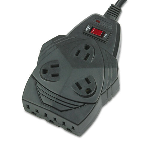 ESFEL99090 - Mighty 8 Surge Protector, 8 Outlets, 6 Ft Cord, 1300 Joules, Black