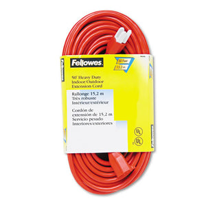 ESFEL99598 - Indoor-outdoor Heavy-Duty 3-Prong Plug Extension Cord, 1-Outlet, 50ft, Orange
