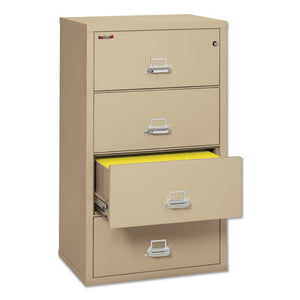 ESFIR43122CPA - FOUR-DRAWER LATERAL FILE, 31 1-8 X 22 1-8, UL LISTED 350, LTR-LEGAL, PARCHMENT