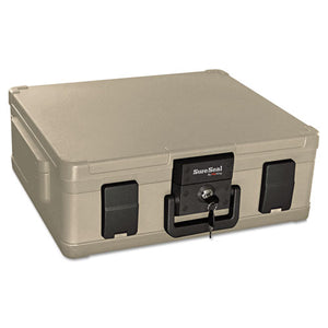 ESFIRSS104 - FIRE AND WATERPROOF CHEST, 0.38 CU. FT., 19 9-10W X 17D X 7 3-10H, TAUPE