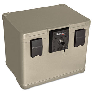 ESFIRSS106 - FIRE AND WATERPROOF CHEST, 0.60 CU. FT., 16W X 12 1-2D X 13H, TAUPE
