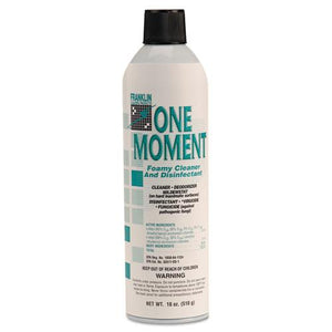 ESFKLF803215 - One Moment Foamy Cleaner And Disinfectant, Citrus, 18oz. Aerosol Can, 12-ct
