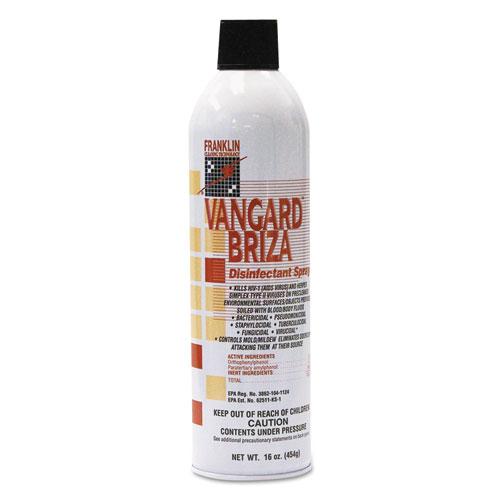 ESFKLF811015 - Vangard Briza Surface Disinfectant-space Spray, Linen Fresh, 16oz Aerosol, 12-ct