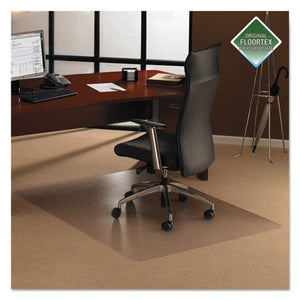 Cleartex Ultimat Chair Mat For High Pile Carpets, 60 X 48, Clear