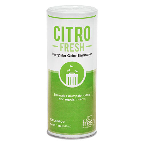 ESFRSCITRO12 - Citro Fresh Dumpster Odor Eliminator, Citronella, 12 Oz Canister, 12-carton