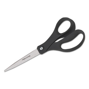 ESFSK1508101001 - RECYCLED SCISSORS, POINTED POINT, 10" LONG, 8" CUT, BLACK CONTOURED HANDLE