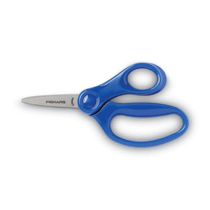 Kids-student Scissors, Pointed Tip, 5" Long, 1.75" Cut Length, Assorted Straight Handles