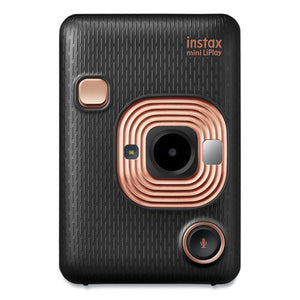 Instax Mini Liplay Instant Camera, Elegant Black